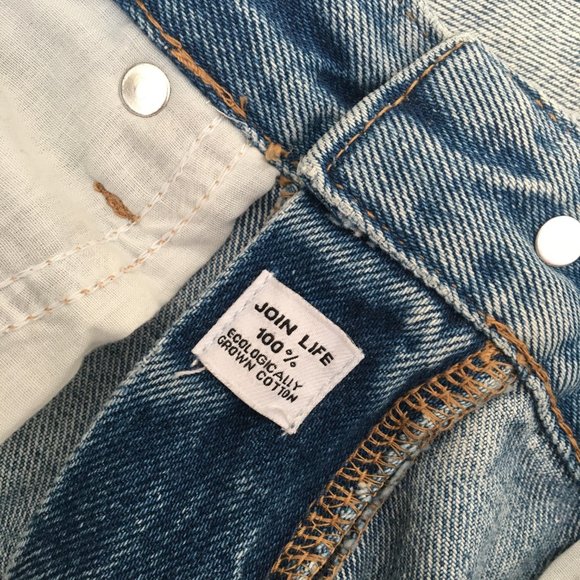 Zara 100% Cotton Mom Jeans - Picture 5 of 7